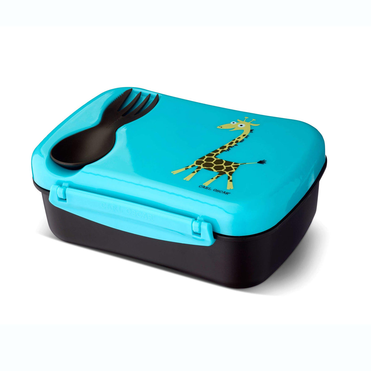 Carl Oscar - N'ice Box Kids Lunch box with Cooling Pack | Turquoise Giraffe Carl Oscar - N'ice Box Kids Lunch box with Cooling Pack | Turquoise Giraffe