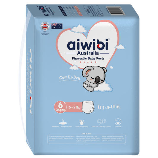 Aiwibi Pants Diapers Size 6 | XXL (15-21 kg) | 36 Count