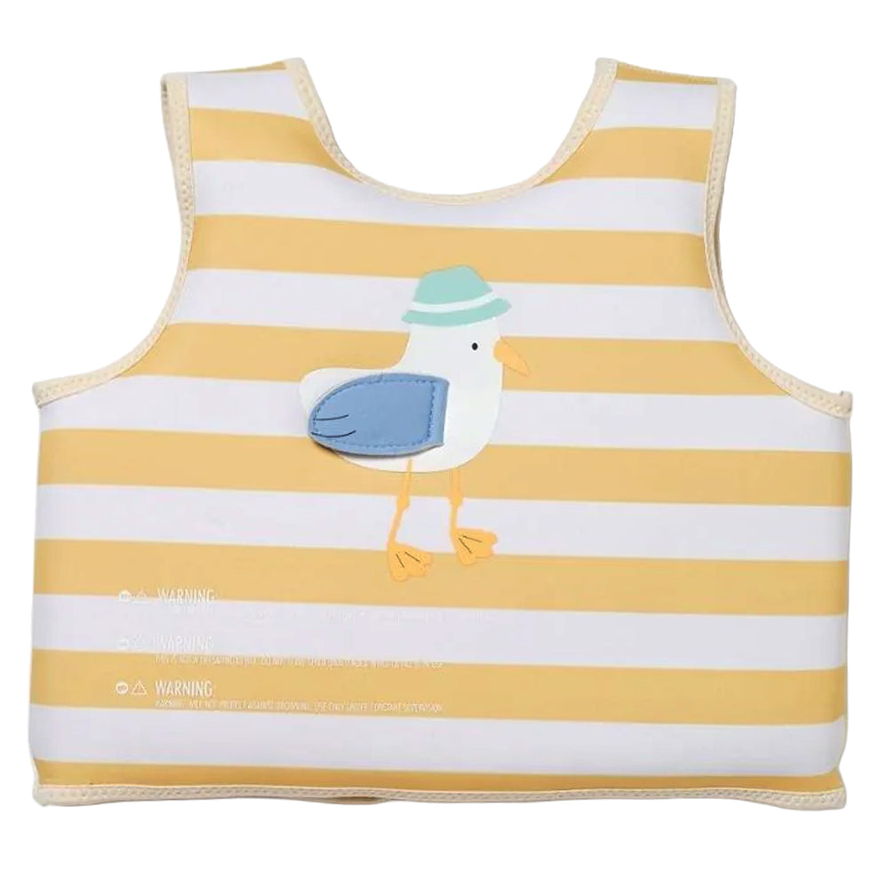 SUNNYLiFE - Float Vest | Sid the Seagull Mustard | 3-6Y - BambiniJO | Buy Online | Jordan