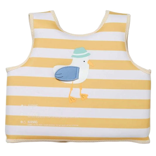 صني لايف - سترة عائمة | سيد النورس، لون الخردل | 3-6 سنوات