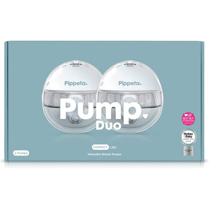 Pippeta - Compact Led | Handsfree Breast Pump | Pack Of 2