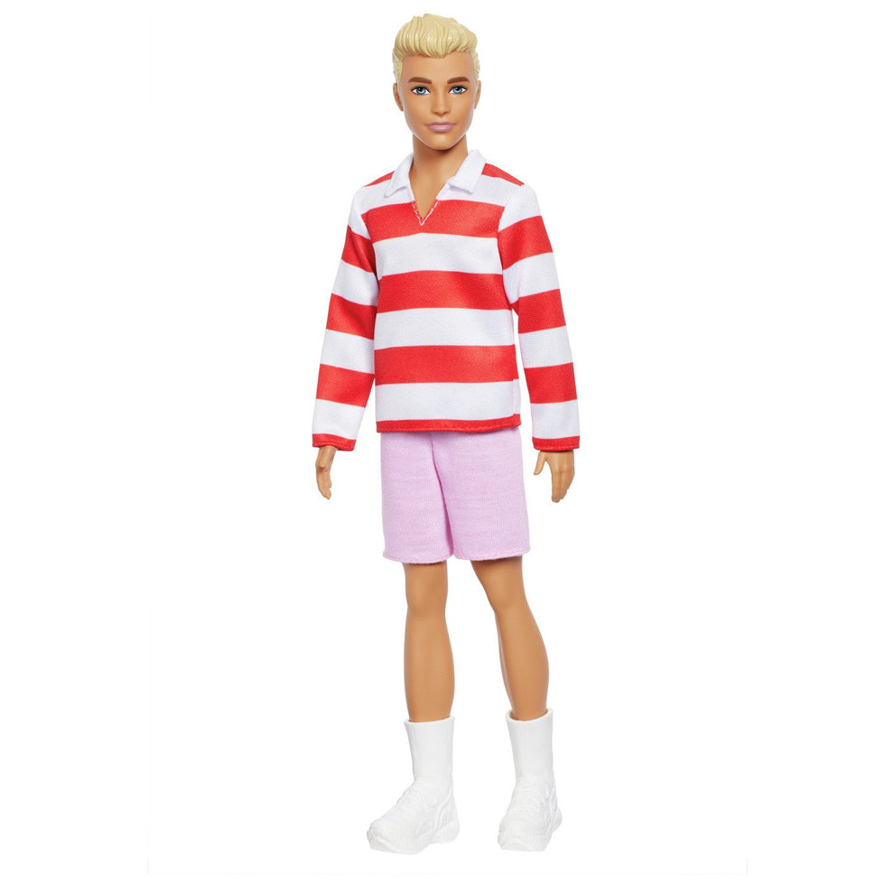 Barbie - Ken Fashionistas Doll | Blonde In Red Striped Top Barbie - Ken Fashionistas Doll | Blonde In Red Striped Top