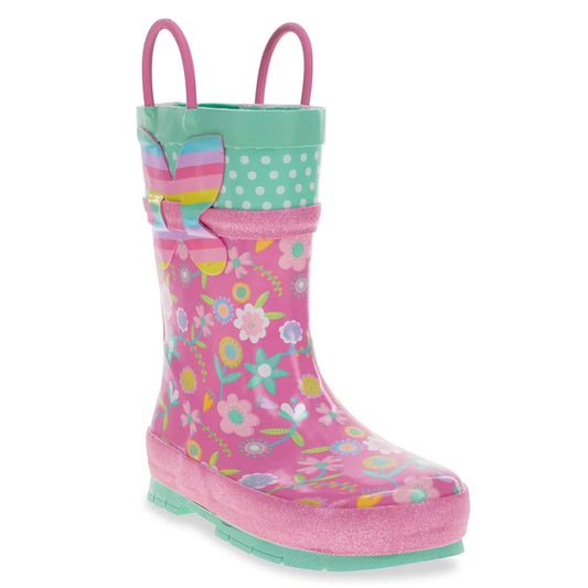 Western Chief Kids Flutter Rain Boots Pink