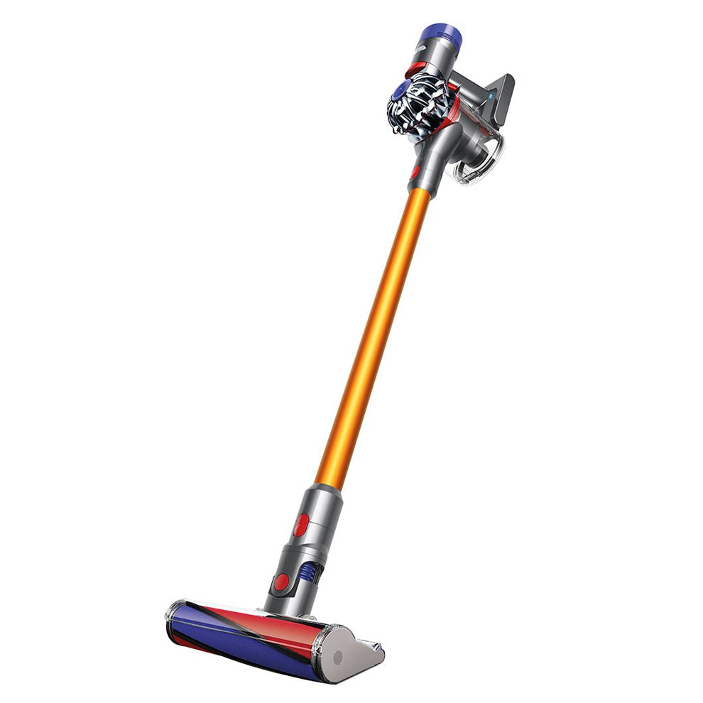 Dyson - V8 Cordless Vacuum | 115 AW | 0.5 L | 40 Minutes Run Time | Silver/Yellow