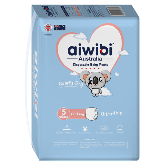 Aiwibi Pants Diapers Size 5 | XL (9-14 kg) | 40 Count