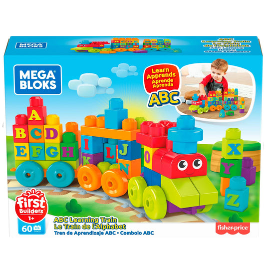 Mega Bloks - ABC Learning Train Building Toy