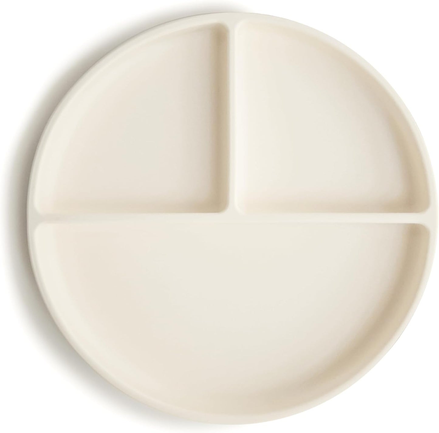 MUSHIE - Silicone Suction Plate | Ivory