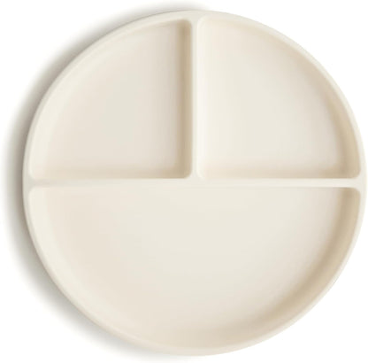 MUSHIE - Silicone Suction Plate | Ivory