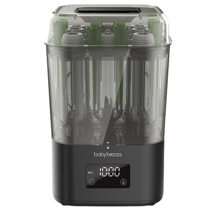 Baby Brezza - SuperQuick™  10 Minute Baby Bottle Sterilizer And Dryer | Matte Black