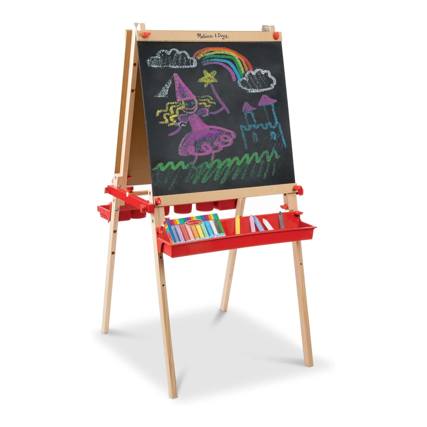 Melissa & Doug - Deluxe Magnetic Art Easel | Double Sided Melissa & Doug - Deluxe Magnetic Art Easel | Double Sided