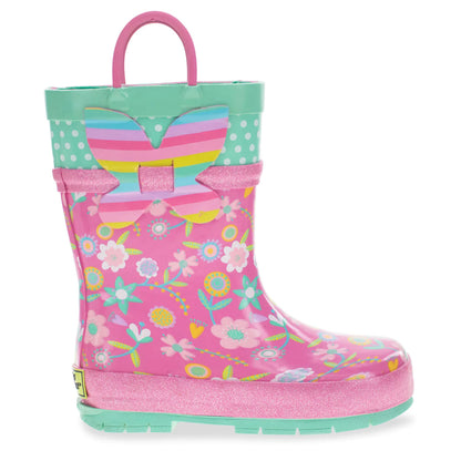 Western Chief Kids Flutter Rain Boots Pink