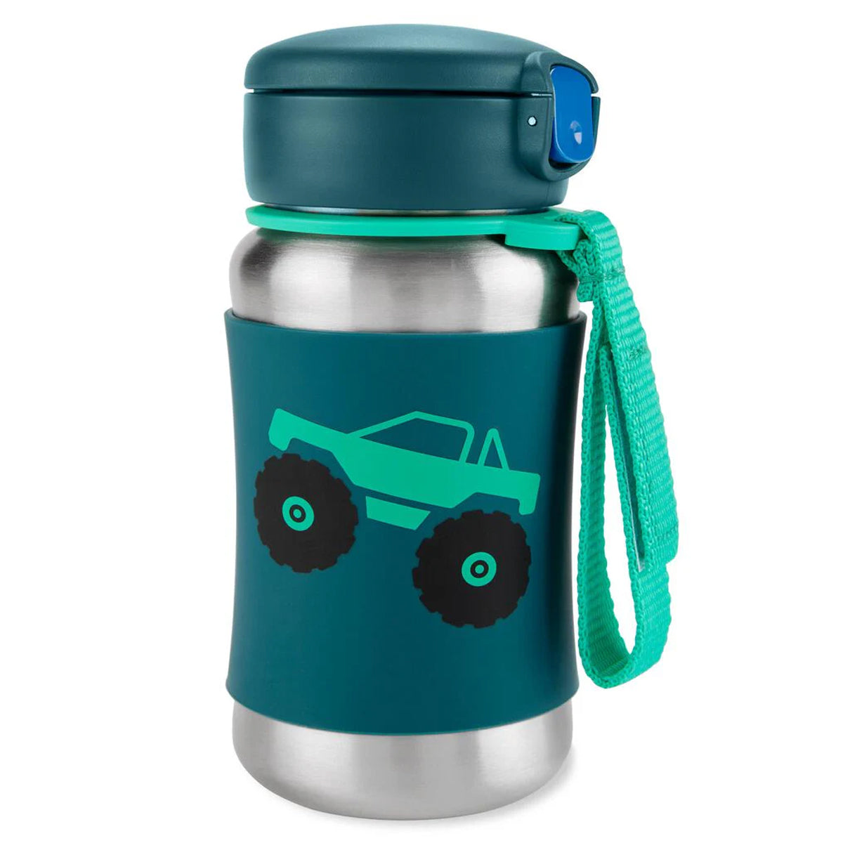 Skip Hop - SPARK STYLE Stainless Steel Straw Bottle - Truck Skip Hop - SPARK STYLE Stainless Steel Straw Bottle - Truck