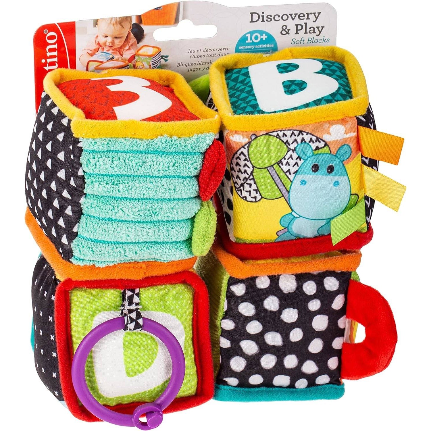 Infantino - Infantino - Discovery & Play Soft Blocks Infantino - Infantino - Discovery & Play Soft Blocks