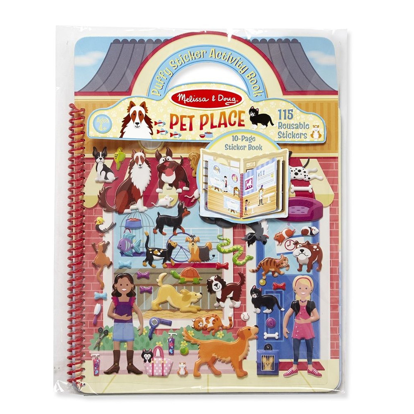Melissa & Doug - Puffy Sticker Activity Book | Pets Place Melissa & Doug - Puffy Sticker Activity Book | Pets Place