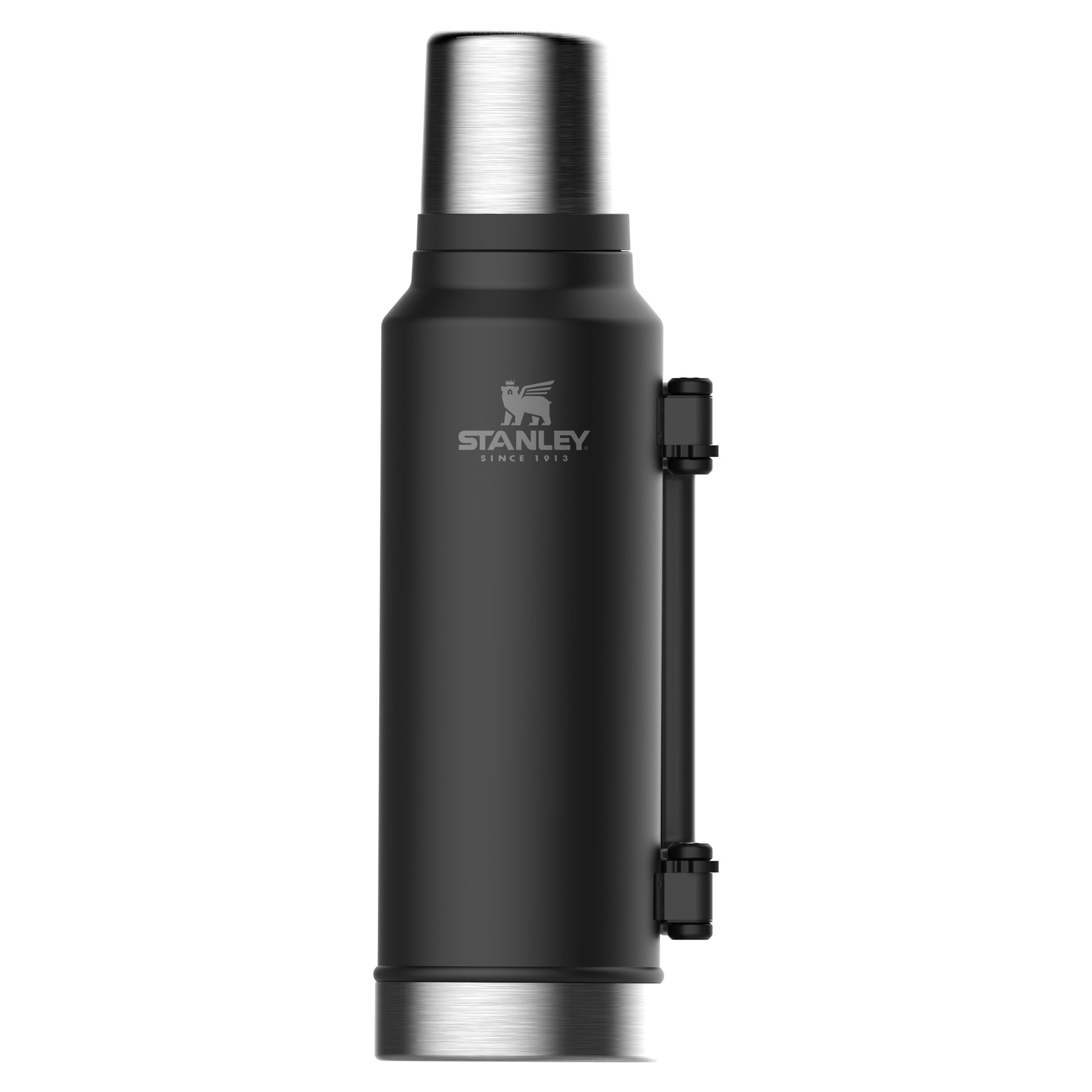 Stanley - The Legendary Classic Bottle | Matte Black Pebble | 1.4L Stanley - The Legendary Classic Bottle | Matte Black Pebble | 1.4L