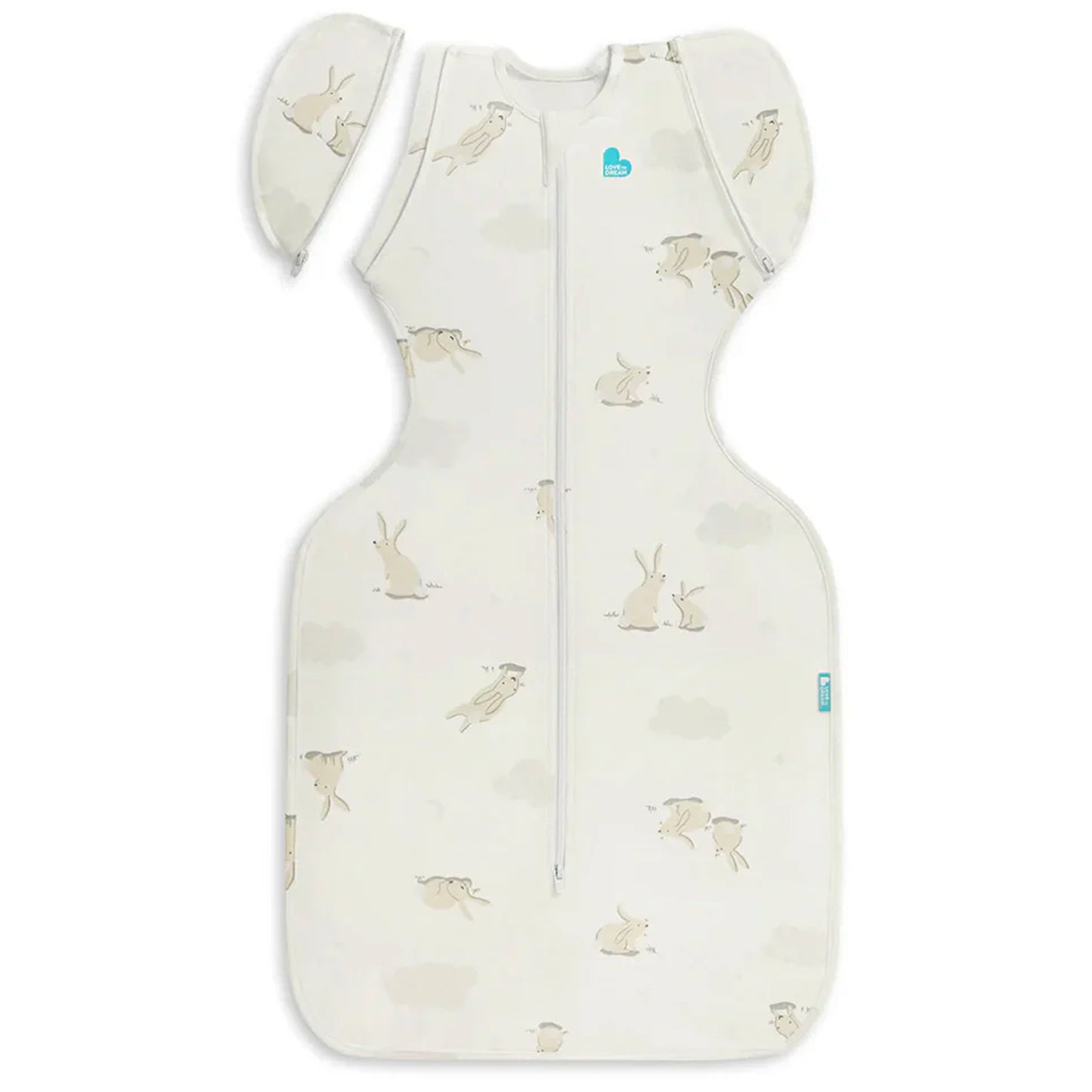 Love To Dream - Swaddle UP™ Transition Bag Original | 1.0 TOG | Cloud Bunnies | Large