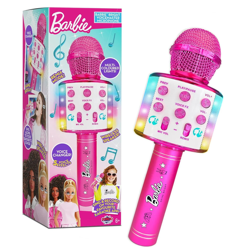 Barbie - Bright Voicemaster Karaoke Wireless Microphone Barbie - Bright Voicemaster Karaoke Wireless Microphone