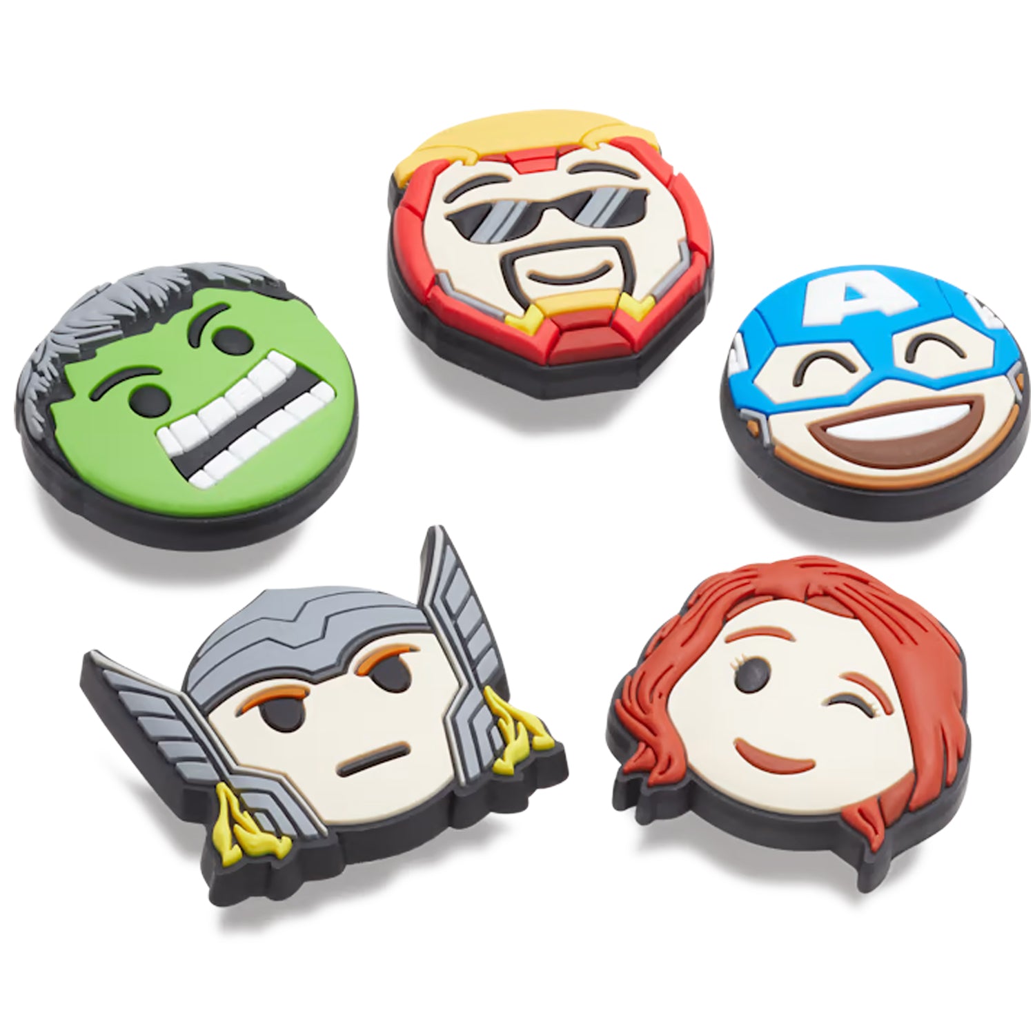 Crocs - Avengers Emojis Charms | 5 Pack Crocs - Avengers Emojis Charms | 5 Pack
