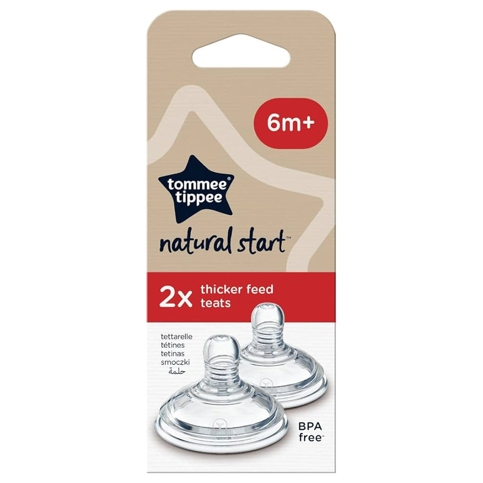 Tommee Tippee Closer To Nature Tick Flow (6m+) Y Shaped Teats x2 Tommee Tippee Closer To Nature Tick Flow (6m+) Y Shaped Teats x2