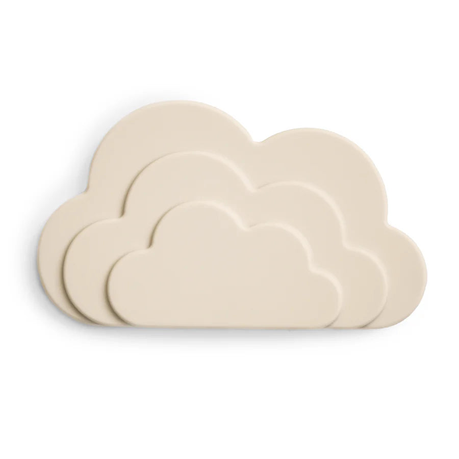 MUSHIE - Silicone Cloud Teether | Shifting Sand