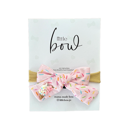 Little Bow - Ice Cream Bow | Headband