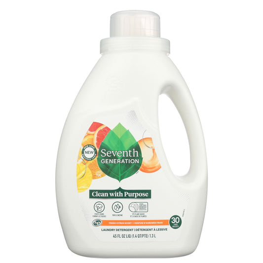 Seventh Generation - Natural Liquid Laundry Detergent | Citrus | 1.3 L
