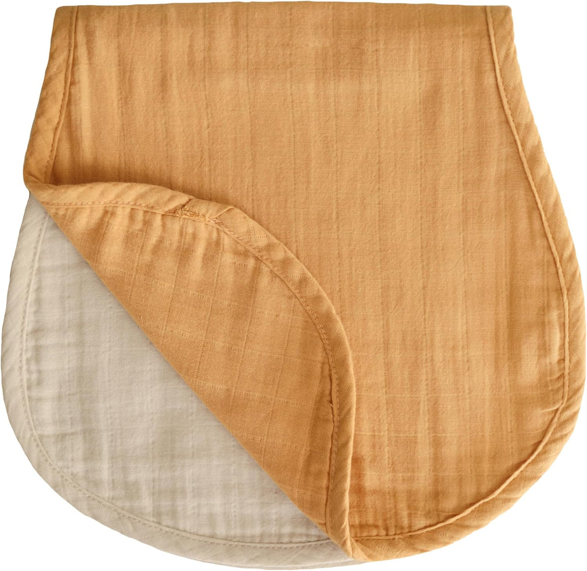 MUSHIE - Muslin Burp Cloth Organic Cotton 2-Pack (Yellow/Fog) MUSHIE - Muslin Burp Cloth Organic Cotton 2-Pack (Yellow/Fog)