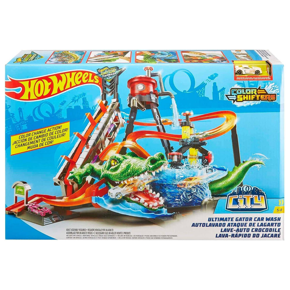 Hot Wheels - Color Shifters Gator Car Wash Playset Hot Wheels - Color Shifters Gator Car Wash Playset