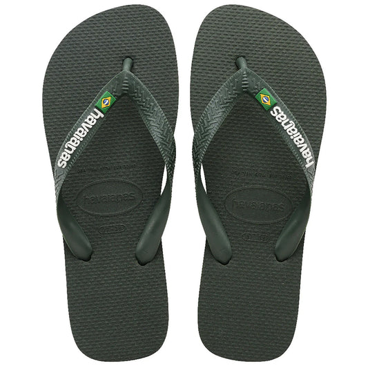 Havaianas - شبشب برازيل لوغو | أخضر زيتوني