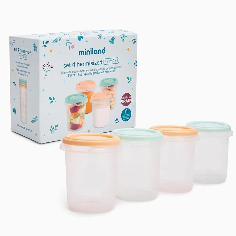 Mainland - Airtight Food Containers | 250ml | Set of 4 Mainland - Airtight Food Containers | 250ml | Set of 4