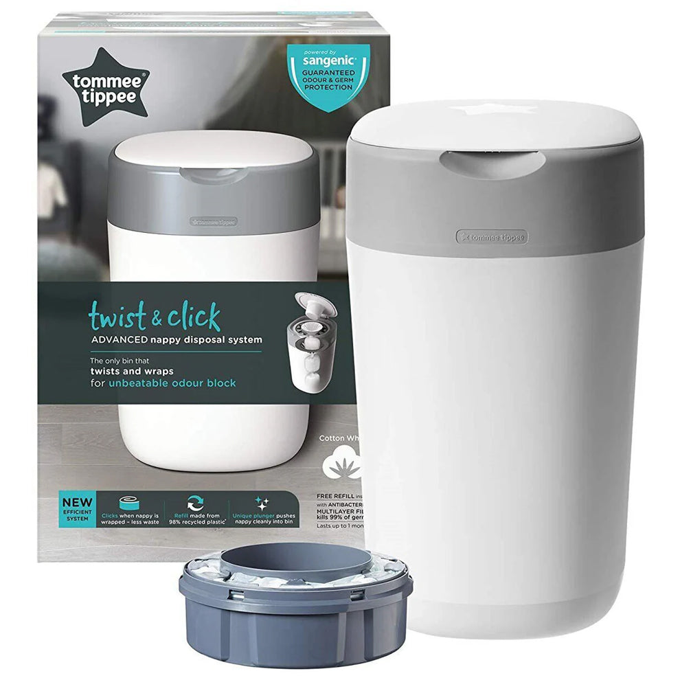 Tommee Tippee Twist & Click Disposal System | With 1 Cassette Tommee Tippee Twist & Click Disposal System | With 1 Cassette