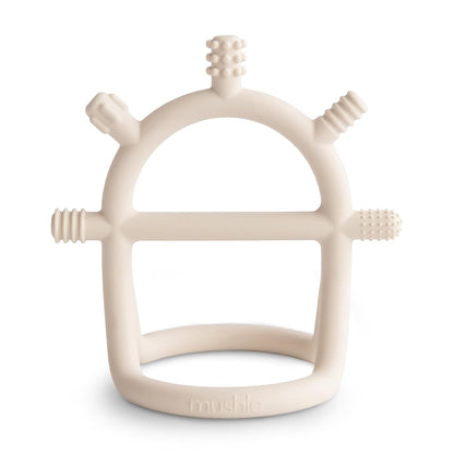 MUSHIE - No-Drop Silicone Teether | Shifting Sand