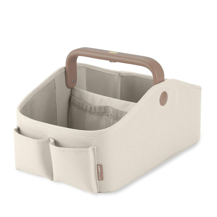 Skip Hop - Nursery Style Light Up Diaper Caddy - Oat Skip Hop - Nursery Style Light Up Diaper Caddy - Oat