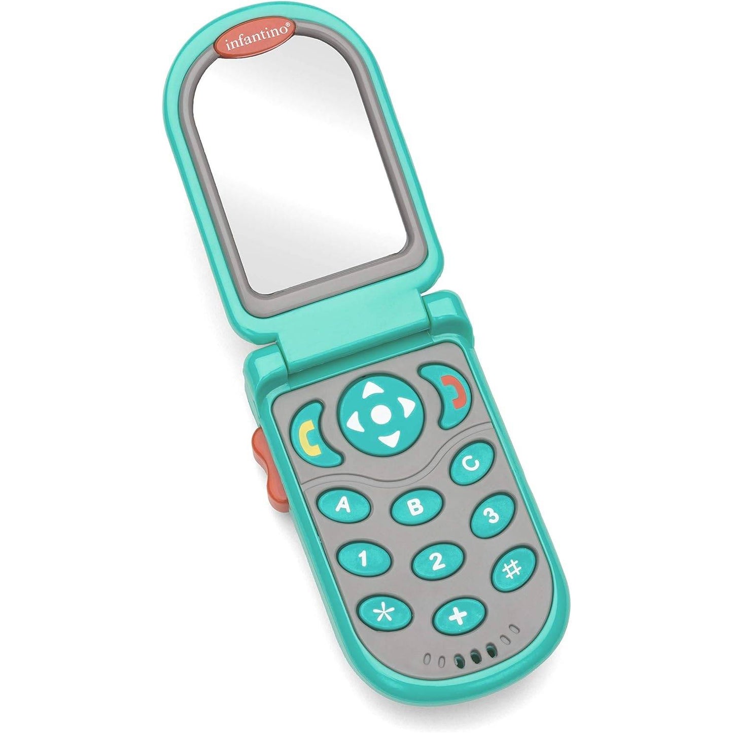 Infantino - Flip and Peek Fun Phone | Teal | 3m+