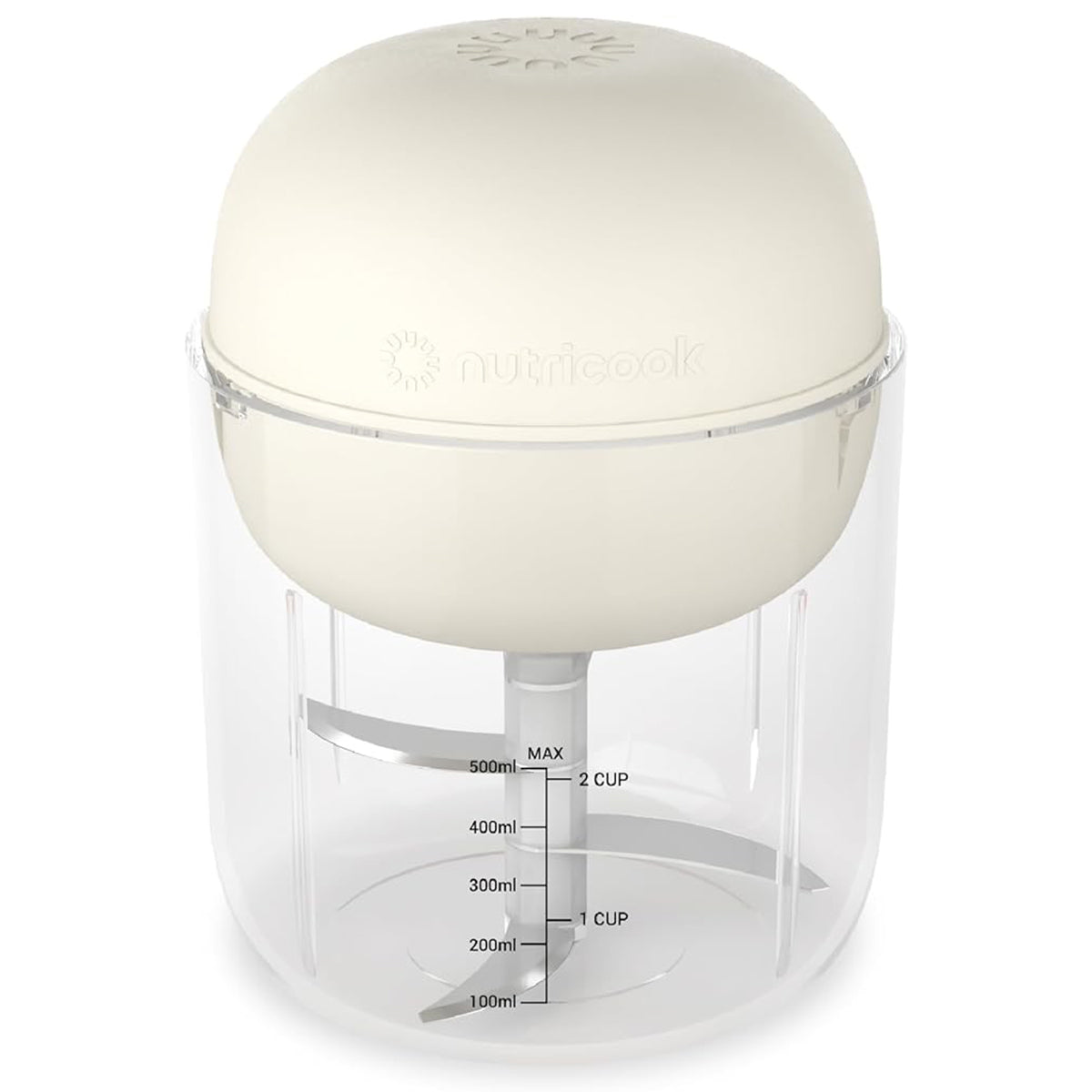 Nutricook - Choppi Rechargable Chopper | 500ml | Desert Sand Nutricook - Choppi Rechargable Chopper | 500ml | Desert Sand