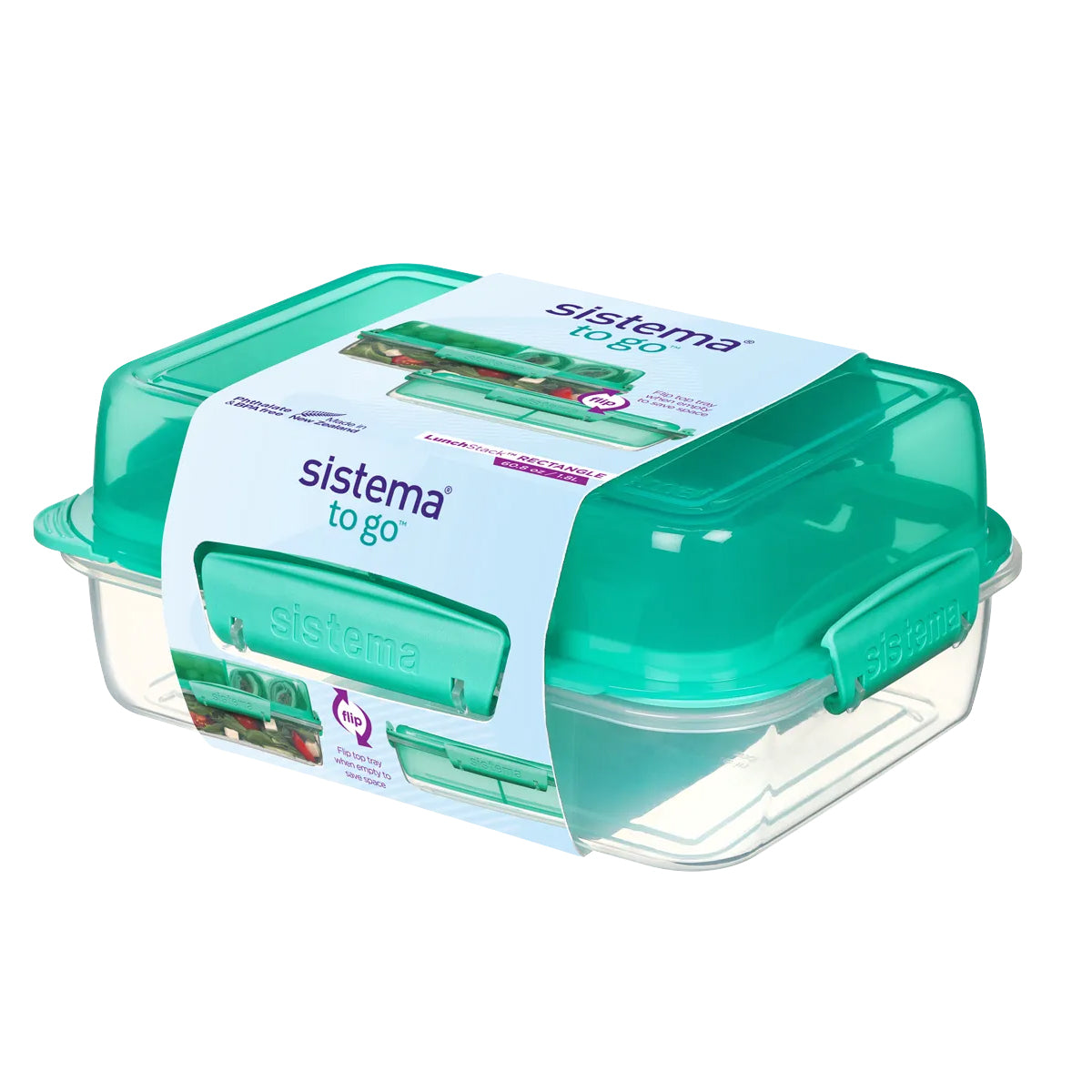 Sistema - 1.8L Lunchstack™ TO GO™ Rectangle Sistema - 1.8L Lunchstack™ TO GO™ Rectangle