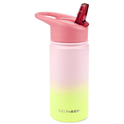 Skip Hop - Wander Stainless Steel Water Bottle | 450ml | Ombré Pink