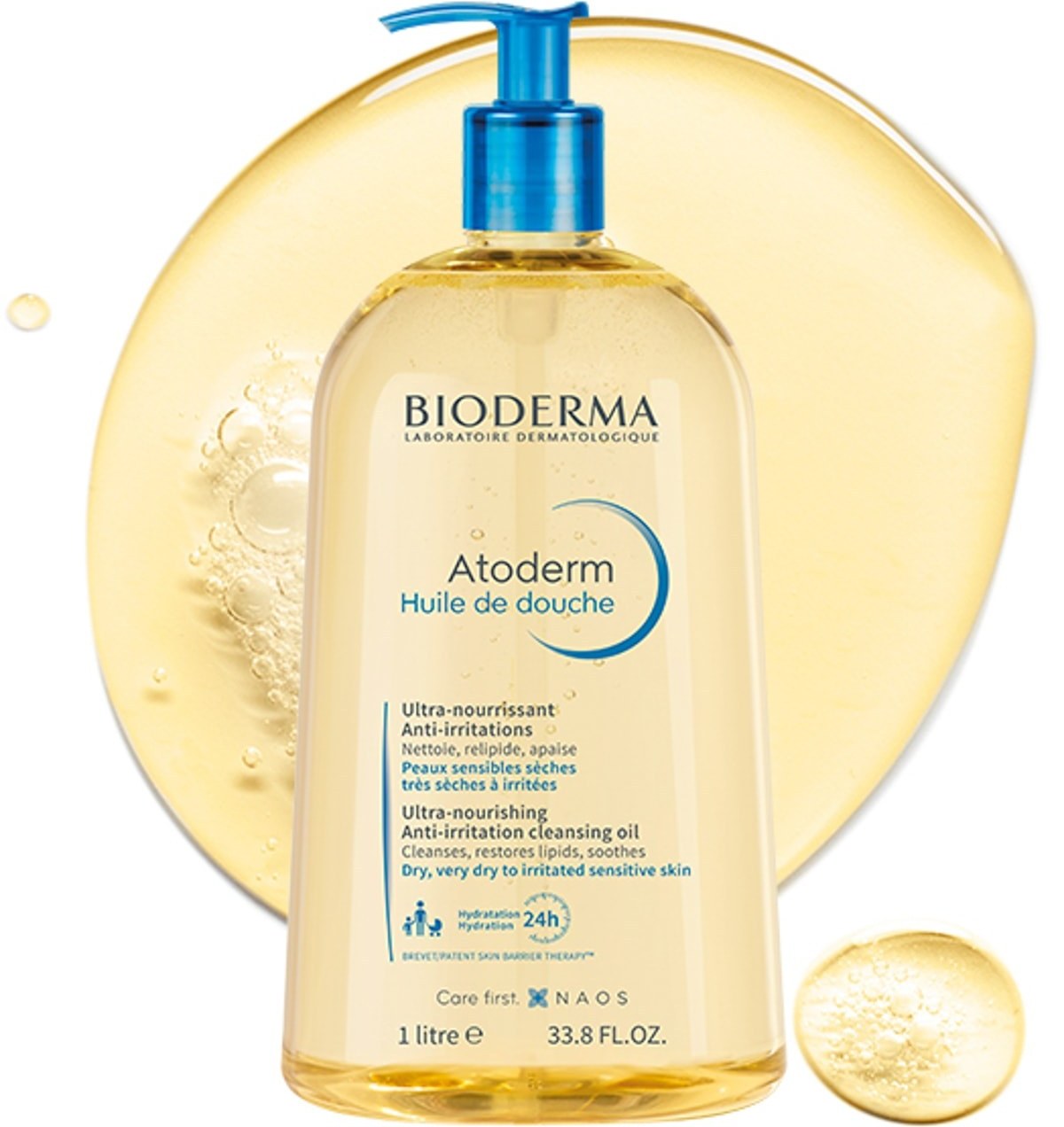 Bioderma - Cleansing Shower Oil - Atoderm Ultra-nourishing Anti-irritation 1L