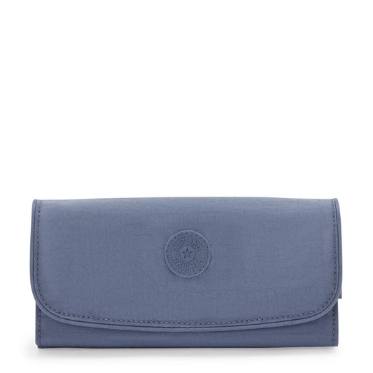 Kipling Money Land Large Wallet Blue Lover front view