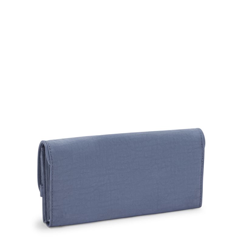 Kipling Money Land Large Wallet Blue Lover interior view