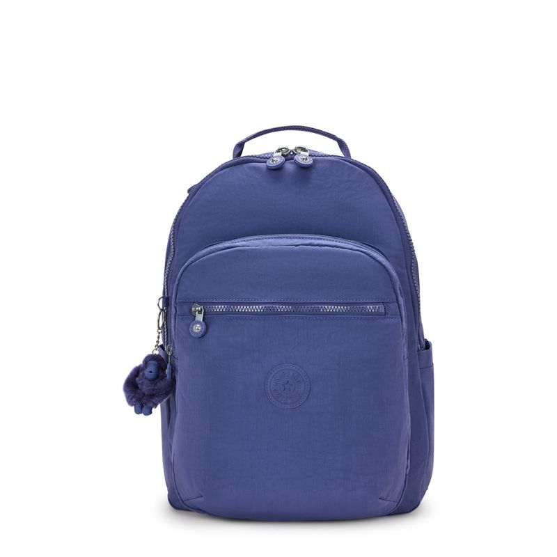 Kipling SEOUL Large backpack with laptop protection, Ocean Blue