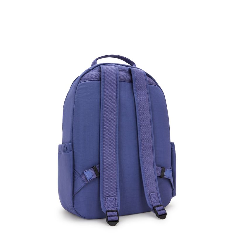 Kipling SEOUL Large backpack, Ocean Blue - side view