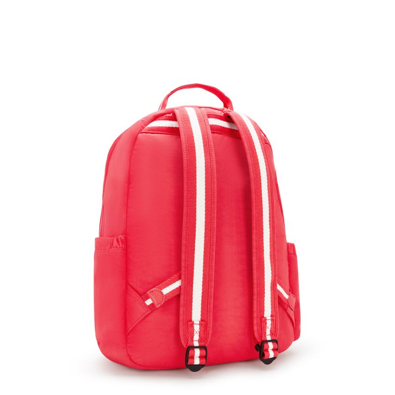 Kipling Seoul backpack Escape Red - side view