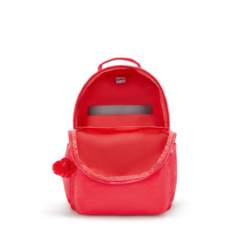 Kipling Seoul backpack Escape Red - detail view