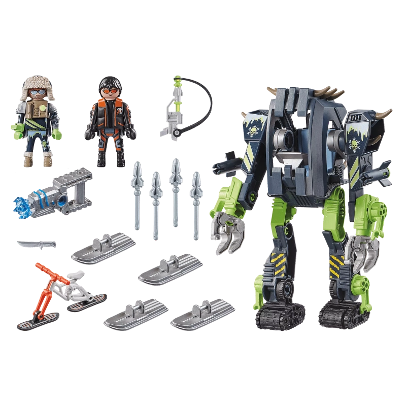 Playmobil - Arctic Rebels Ice Robot- 74 Pcs | 6Y+ Playmobil - Arctic Rebels Ice Robot- 74 Pcs | 6Y+