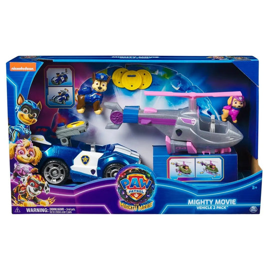 Paw Patrol - Movie 2 - Vehicle 2 Pack Chase and Sky
