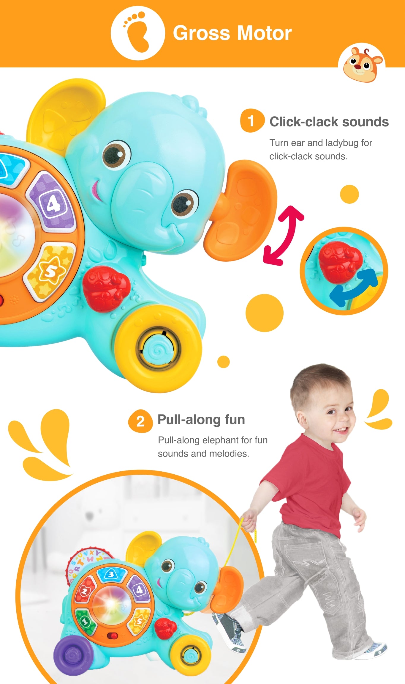 Winfun - My Pull Along Pal Elephant Winfun - My Pull Along Pal Elephant