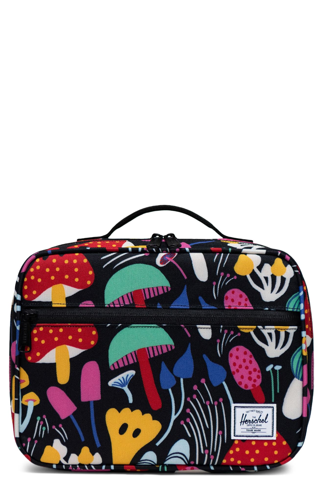Herschel Pop Quiz Lunch Box Mushrooms Black 5L