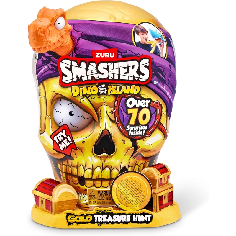 Smashers - Dino Island Gold Treasure | 3Y+ Smashers - Dino Island Gold Treasure | 3Y+