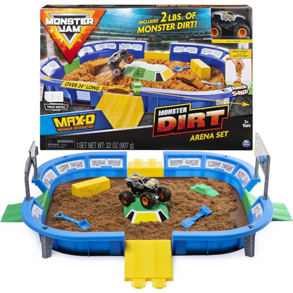 Monster Jam - 1:64 Kinetic Dirt Arena Playset | 3Y+